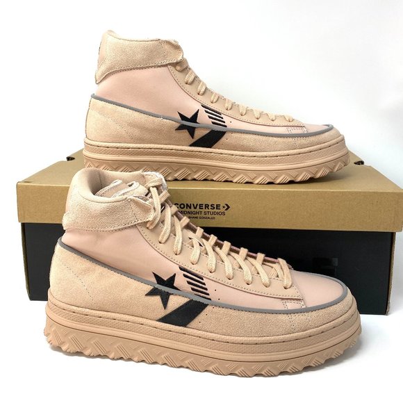 Converse PRO LEATHER X2 High Top Platform Rose Pink Shoes Women's Size 169565C - Picture 2 of 8